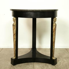 Ebonised, Empire Gueridon