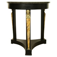 Ebonised, Empire Gueridon