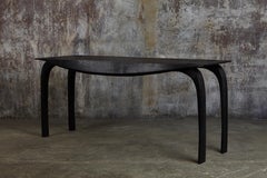 Ebonised English Oak Writing Desk. one of a kind by Jonathan Field