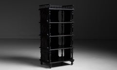 Ebonised Etagere, England circa 1870