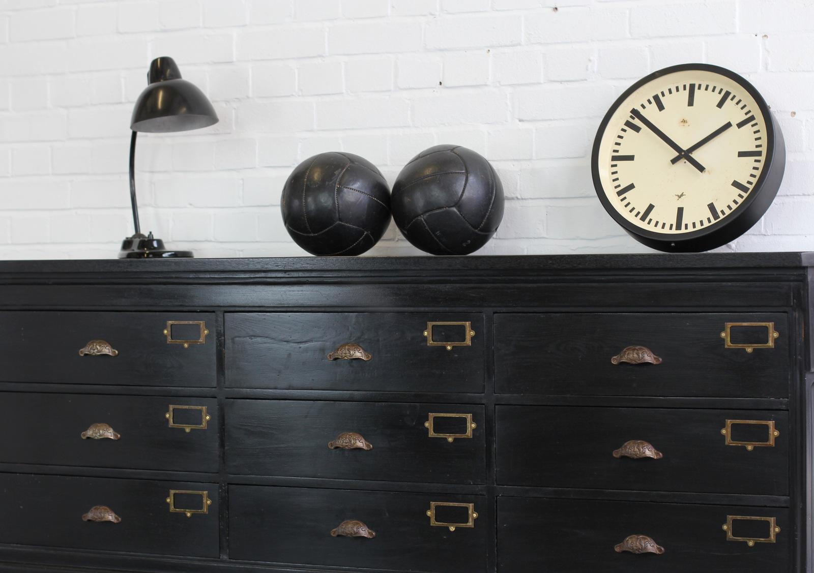 Ebonised French Apothecary Drawers, circa 1910 4