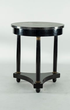 Ebonised  French Table