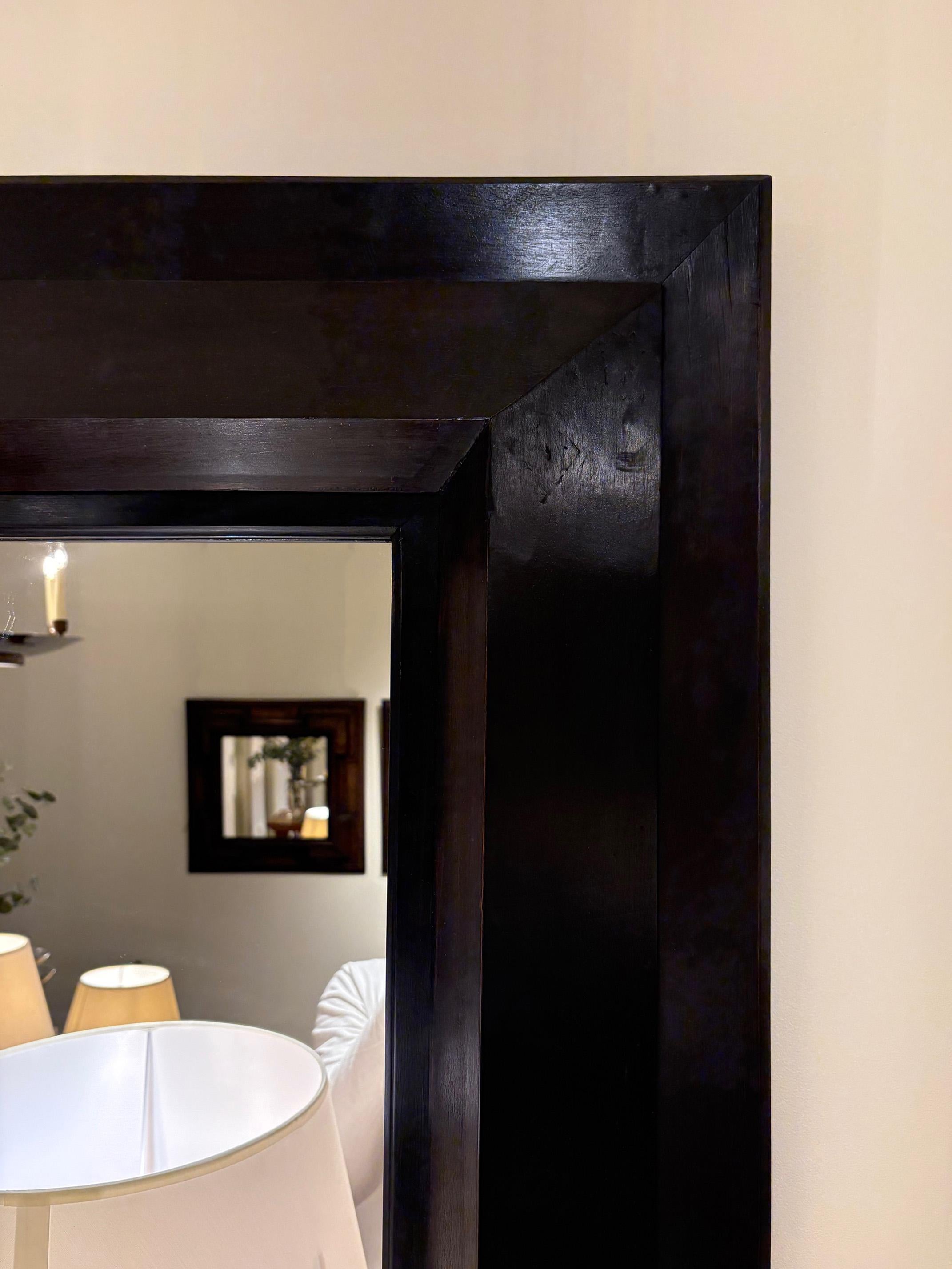 Ebonised Mirror In Good Condition For Sale In London, GB