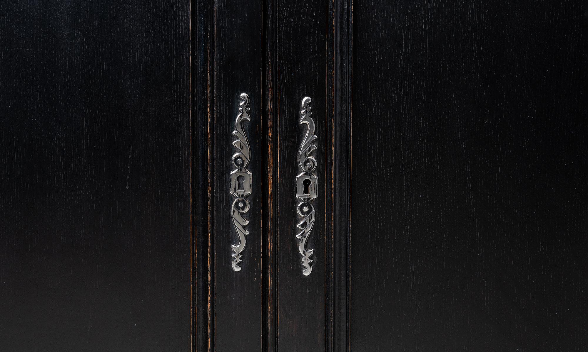Ebonised Pharmacy Cabinet, England circa 1900 3