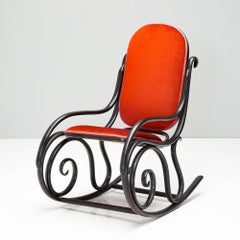 Antique Ebonised Rocking Chair