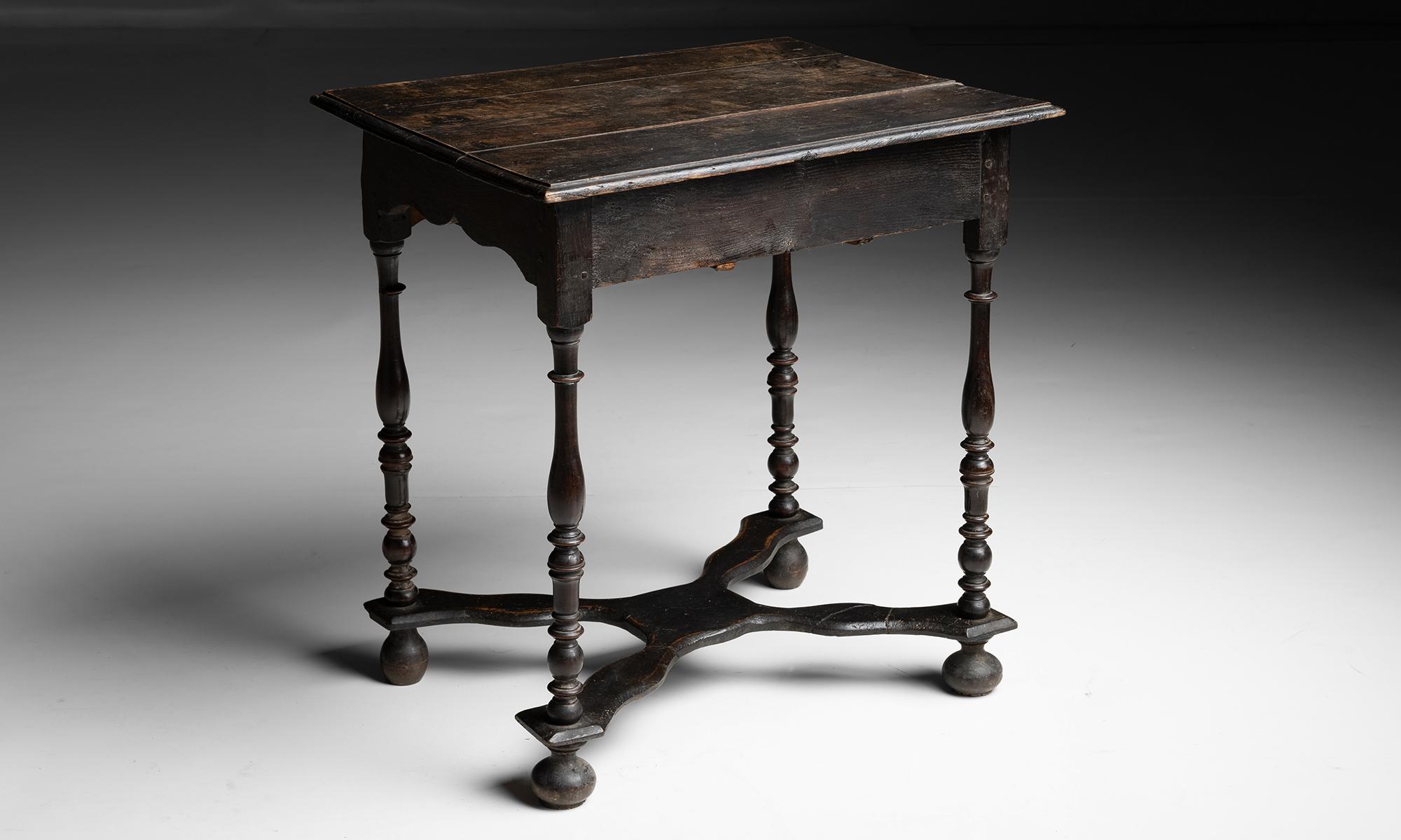 Ebonised Side Table, England circa 1680 For Sale 1