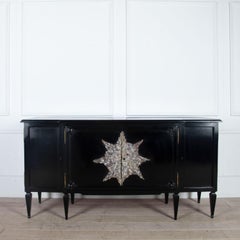 Ebonised Sideboard by Missoni with Crystal Decoration