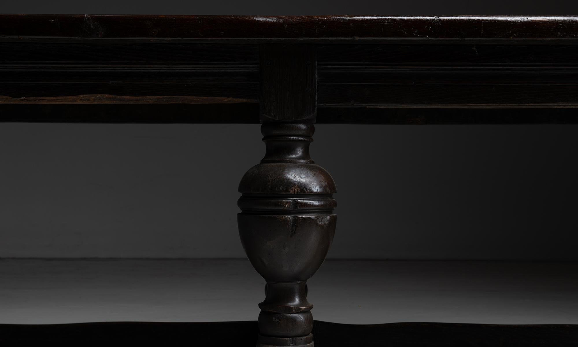 French Ebonised Table / Console, France Circa 1890