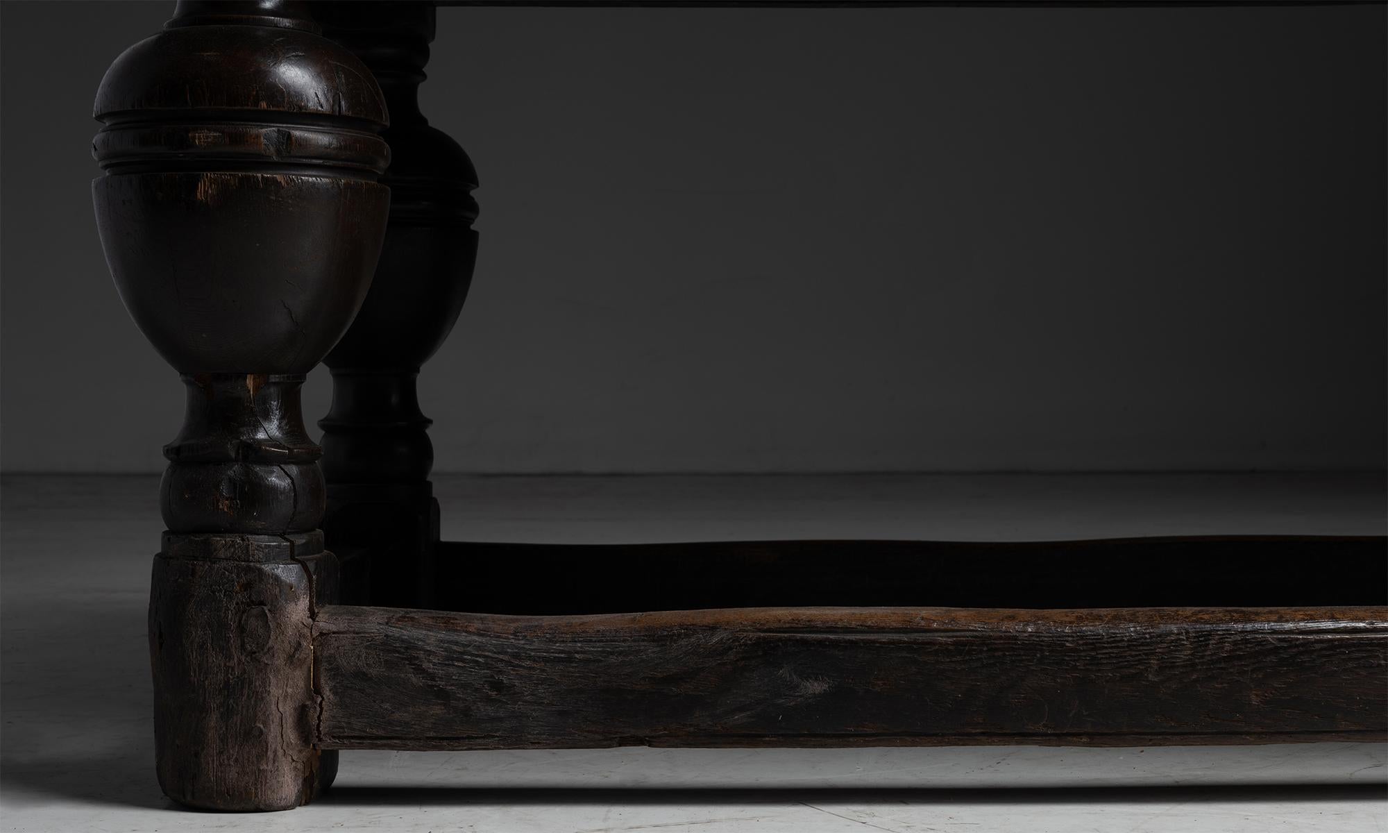 Ebonised Table / Console, France Circa 1890 In Good Condition In Culver City, CA
