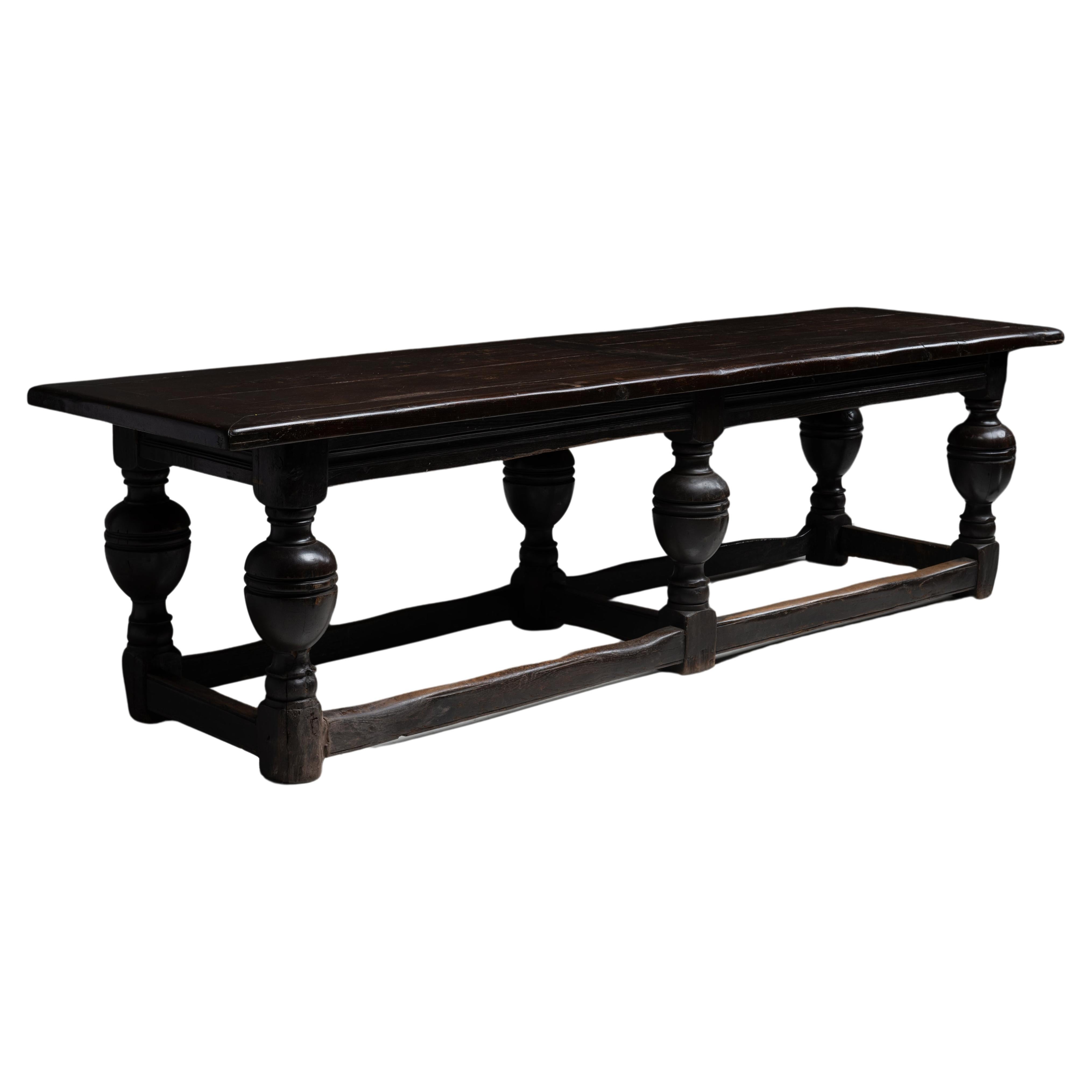 Ebonised Table / Console, France Circa 1890