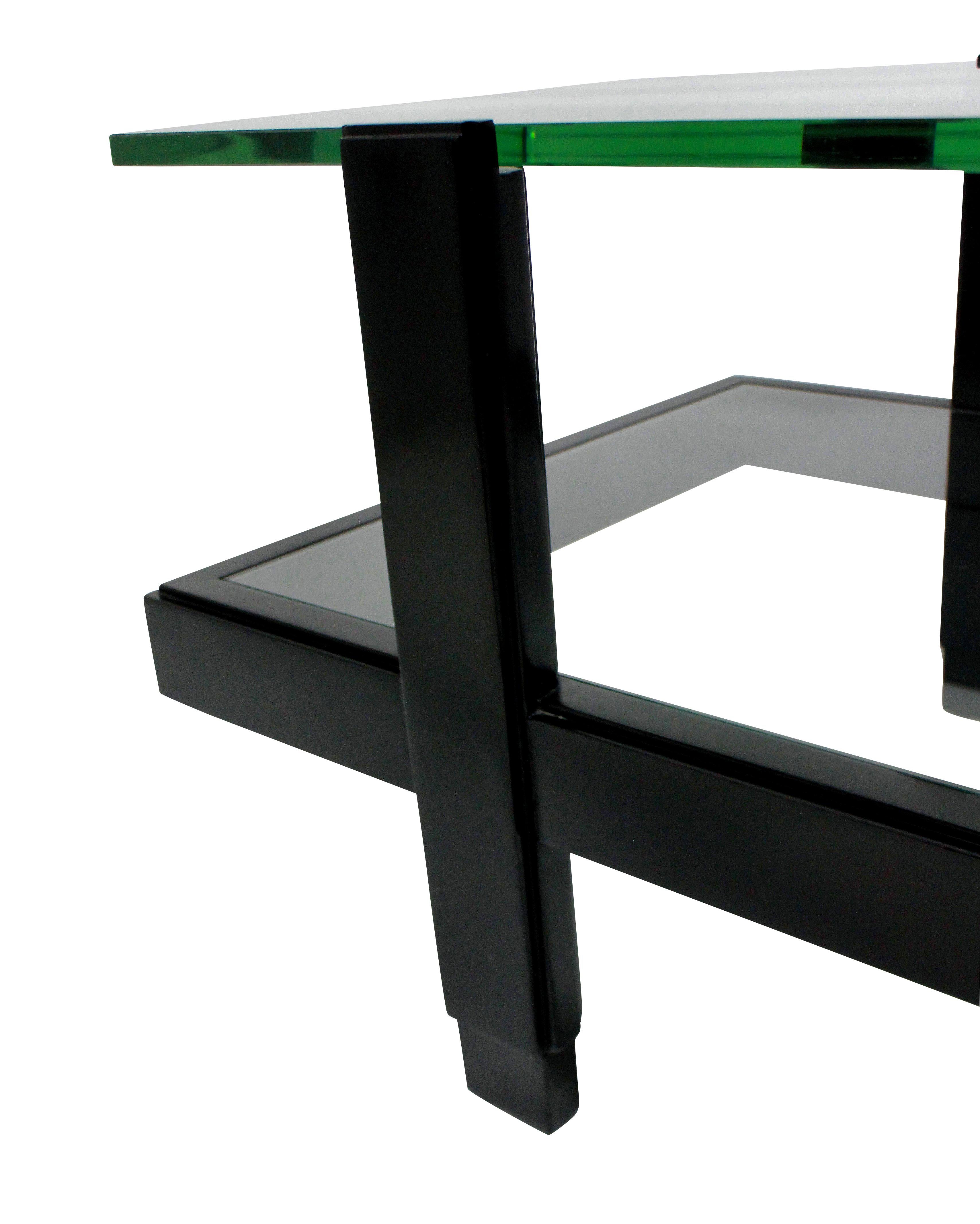 Ebonised Two-Tier Occasional Table In Excellent Condition In Kent, Dover