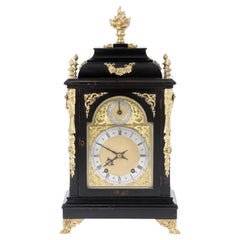 Ebonised Brtacket Clock by Winterhalder & Hofmeier