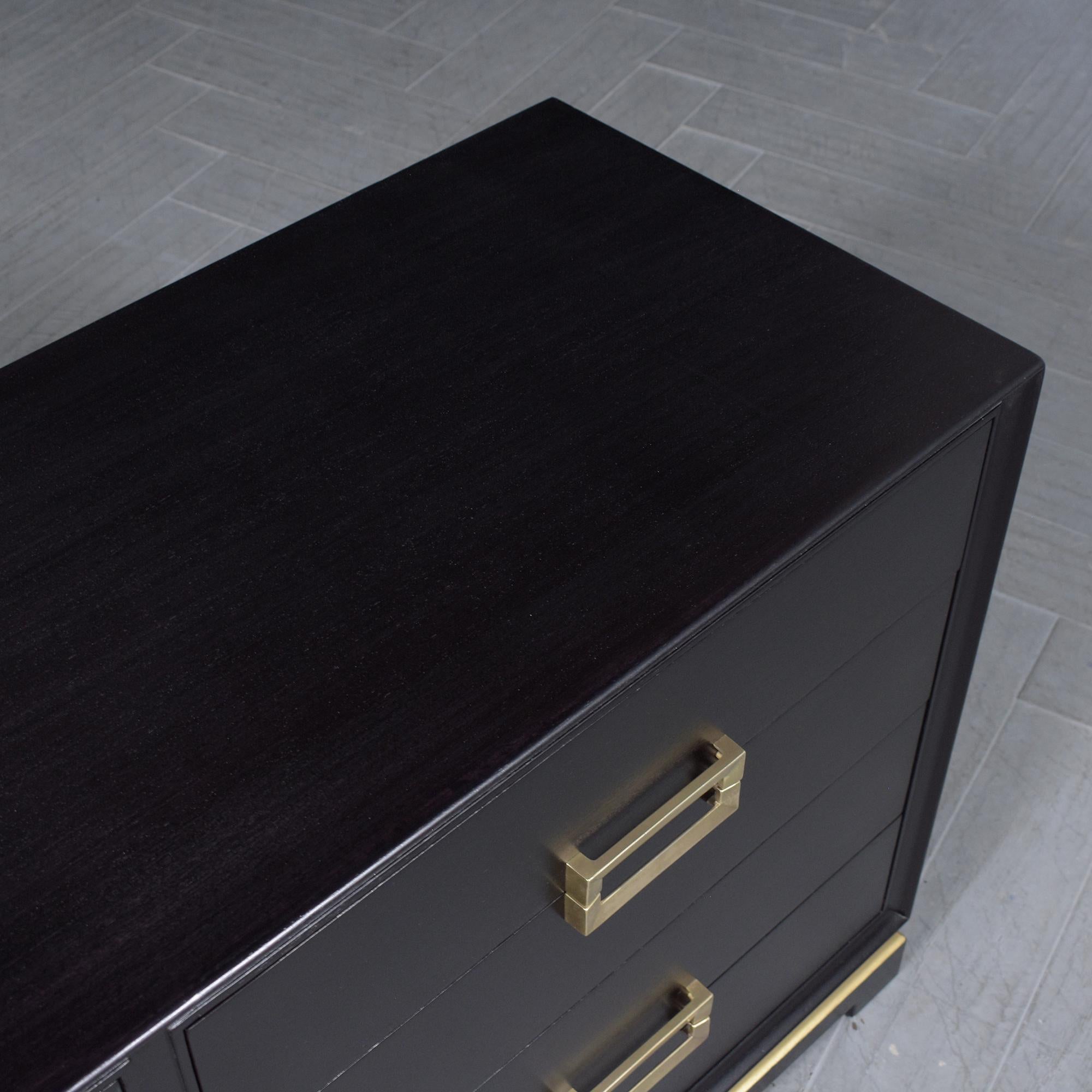 1960s Mid-Century Modern Mahogany Dresser: Timeless Elegance Restored For Sale 2