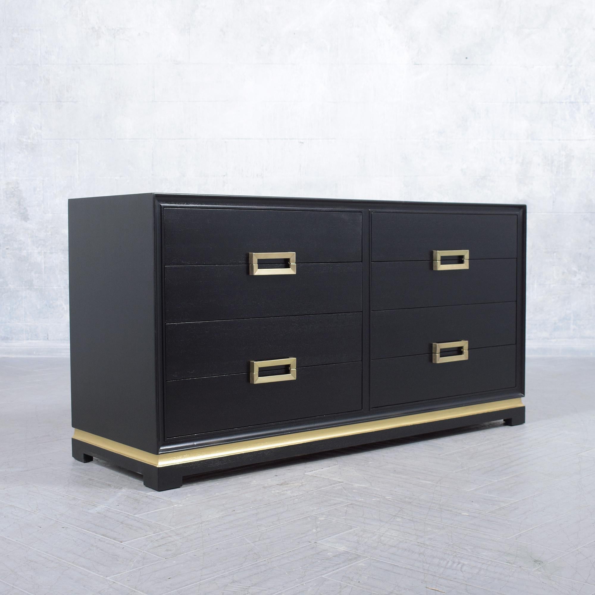 1960s Mid-Century Modern Mahogany Dresser: Timeless Elegance Restored For Sale 3