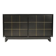 Vintage Ebonized American of Martinsville Credenza by Merton Gershun