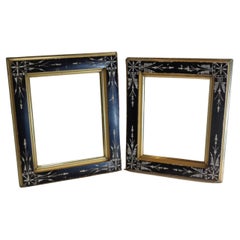 Ebonized and Gilded Aesthetic Movement Picture Frames, Circa 1880