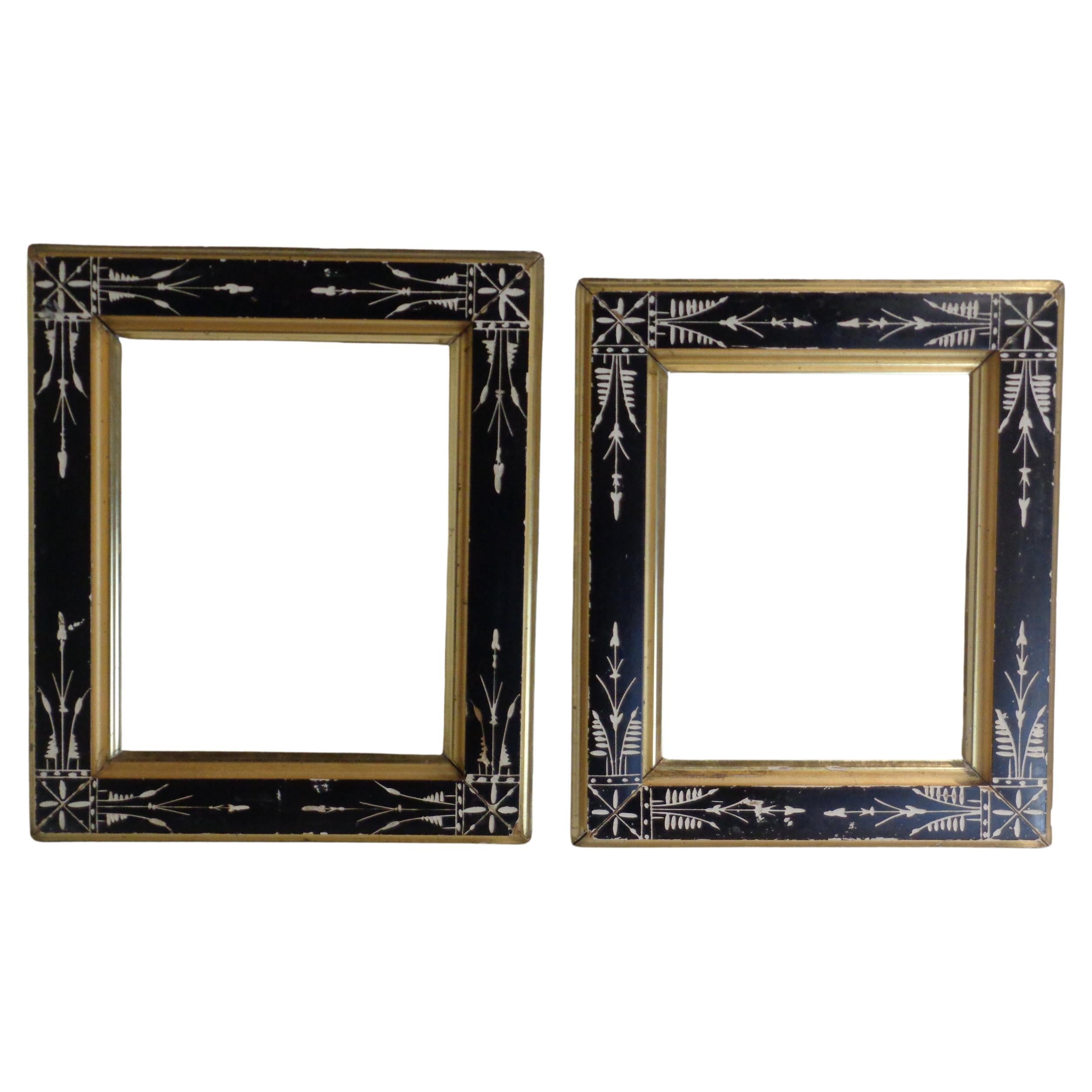 Ebonized and Gilded Aesthetic Movement Picture Frames, Circa 1880 For ...