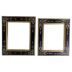 Ebonized and Gilded Aesthetic Movement Picture Frames, Circa 1880