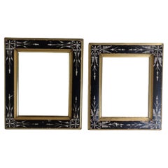   Ebonized and Gilded Aesthetic Movement Picture Frames, Circa 1880 