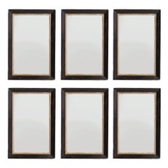 Ebonized and Gilt Mirrors, England, 19th Century