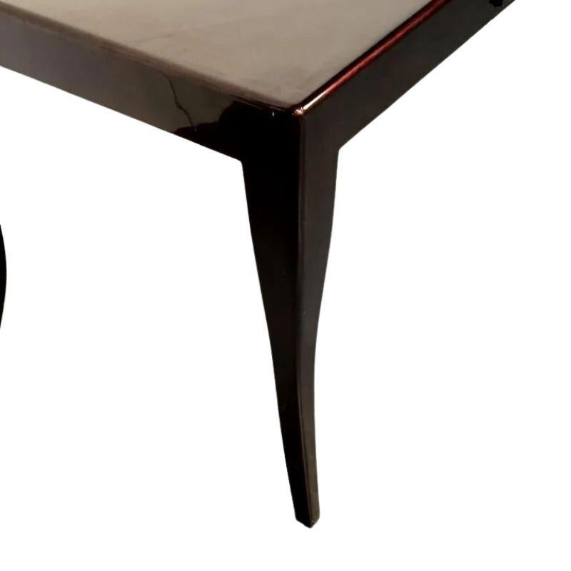 20th Century Ebonized and Lacquered Graceful Writing Desk For Sale