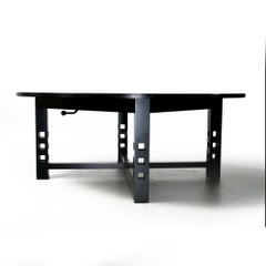 Ebonized Ash 304 Dining Table by Charles Rennie Mackintosh for Cassina