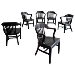 Ebonized Bank of England Armchairs