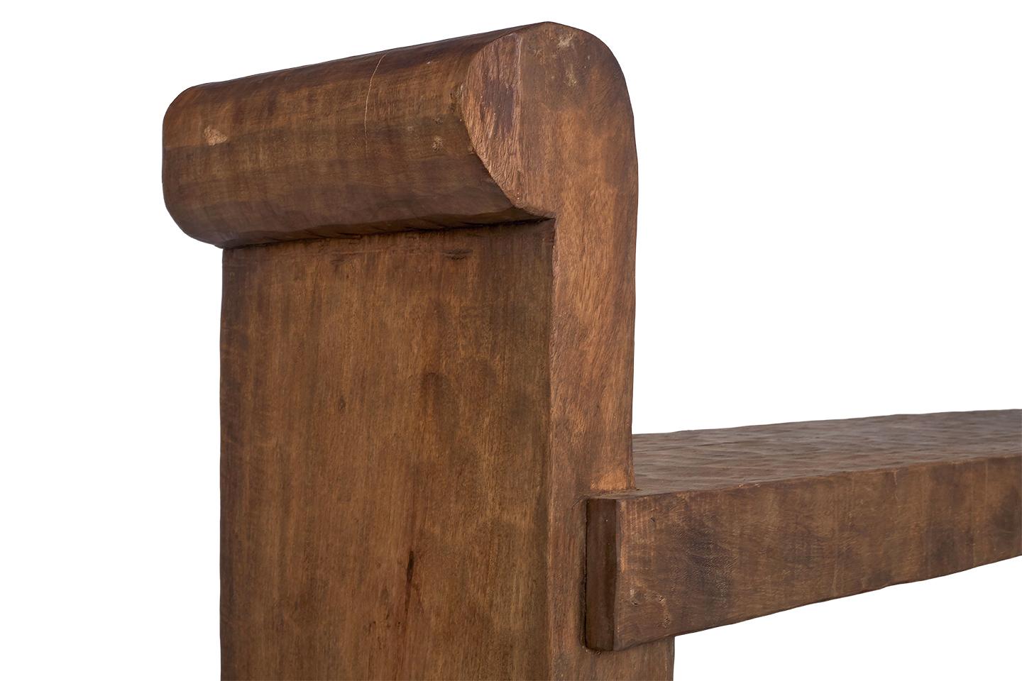 Reclaimed Wood Railway Bench For Sale 1