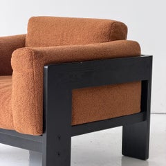 Ebonized Bastiano Chair by Afra + Tobia Scarpa for Gavina