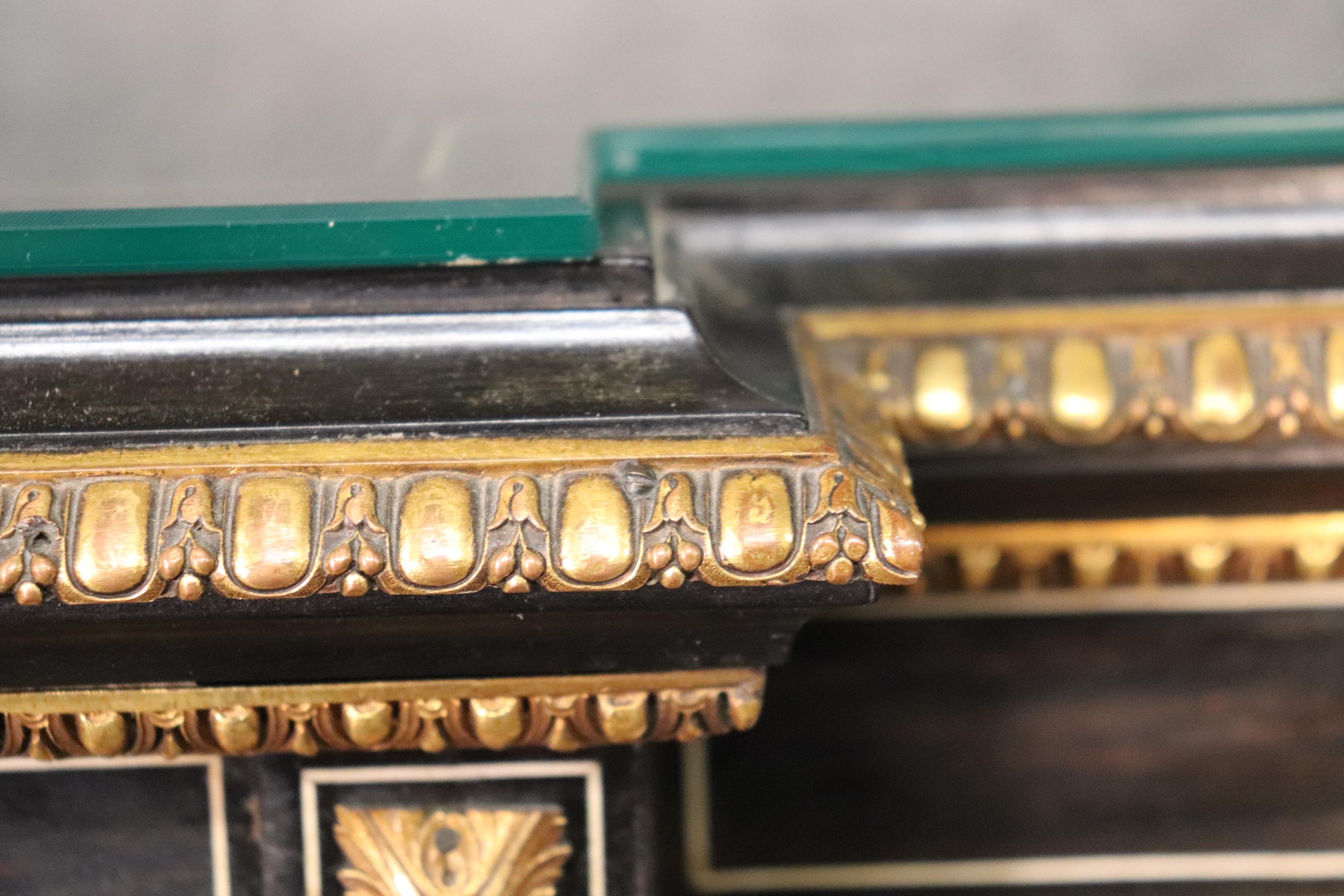 Ebonized Bronze Adorned French Louis XVI Bookcase, circa 1870s Era 5