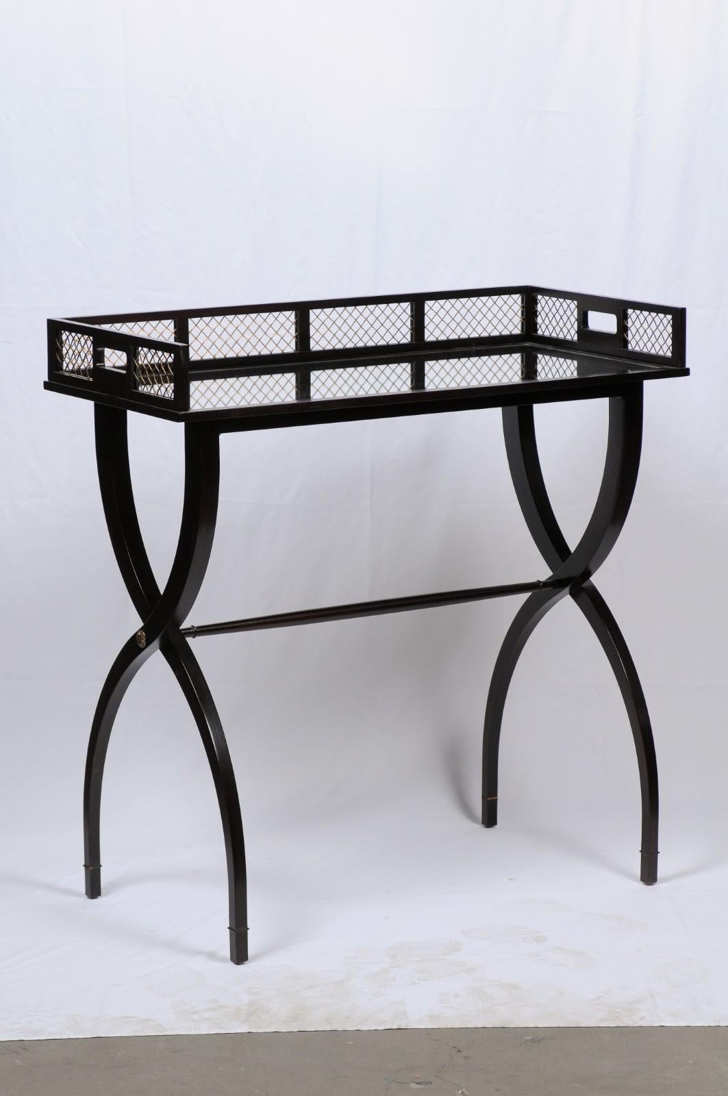 Wood Barbara Barry for Baker Drinks Tray Table