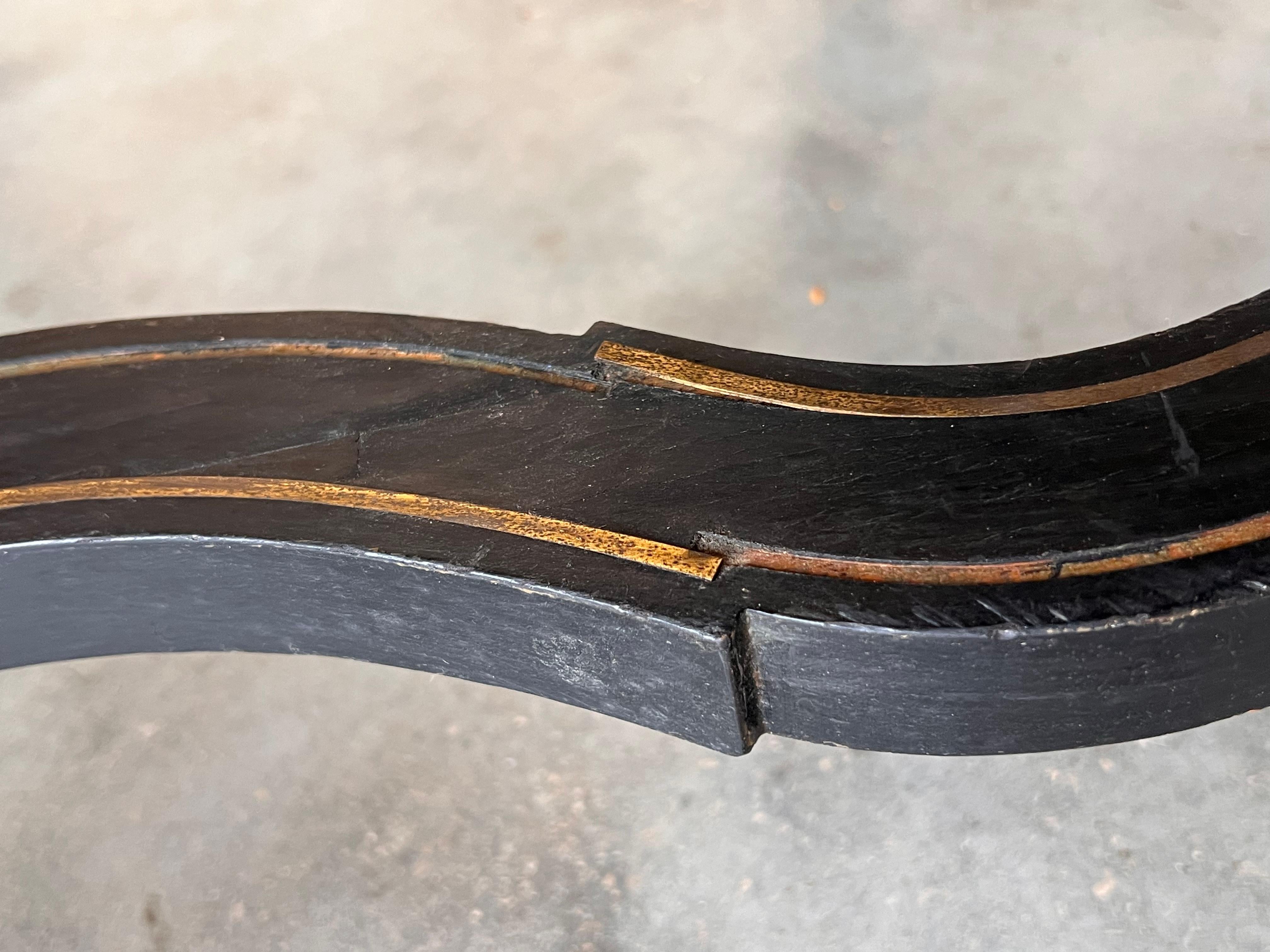 Ebonized Center or Writing Desk Table, Napoleon III Period For Sale 6