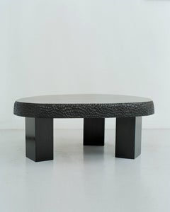 Ebonized Cherry Hand Carved Coffee Table by CFP
