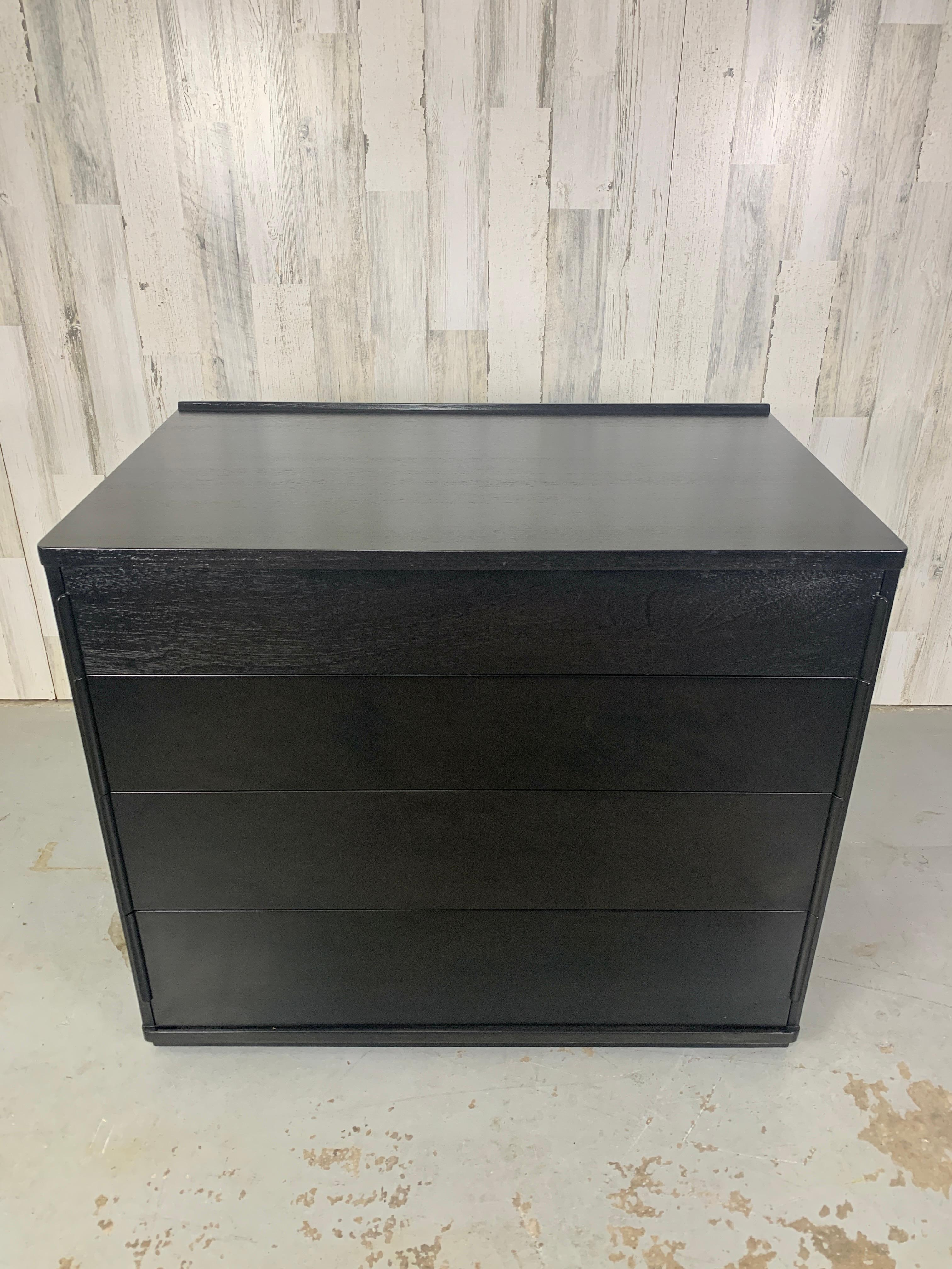 Ebonized Chest by Edward Wormley for Dunbar In Good Condition In Denton, TX