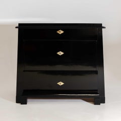 Ebonized Chest of Drawers, 1st Half 19th century