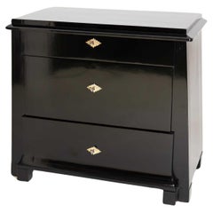 Ebonized Chest of Drawers, 1st Half 19th century