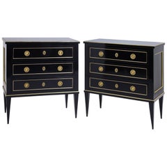 Ebonized Chests of Drawers, 19th-21st Century