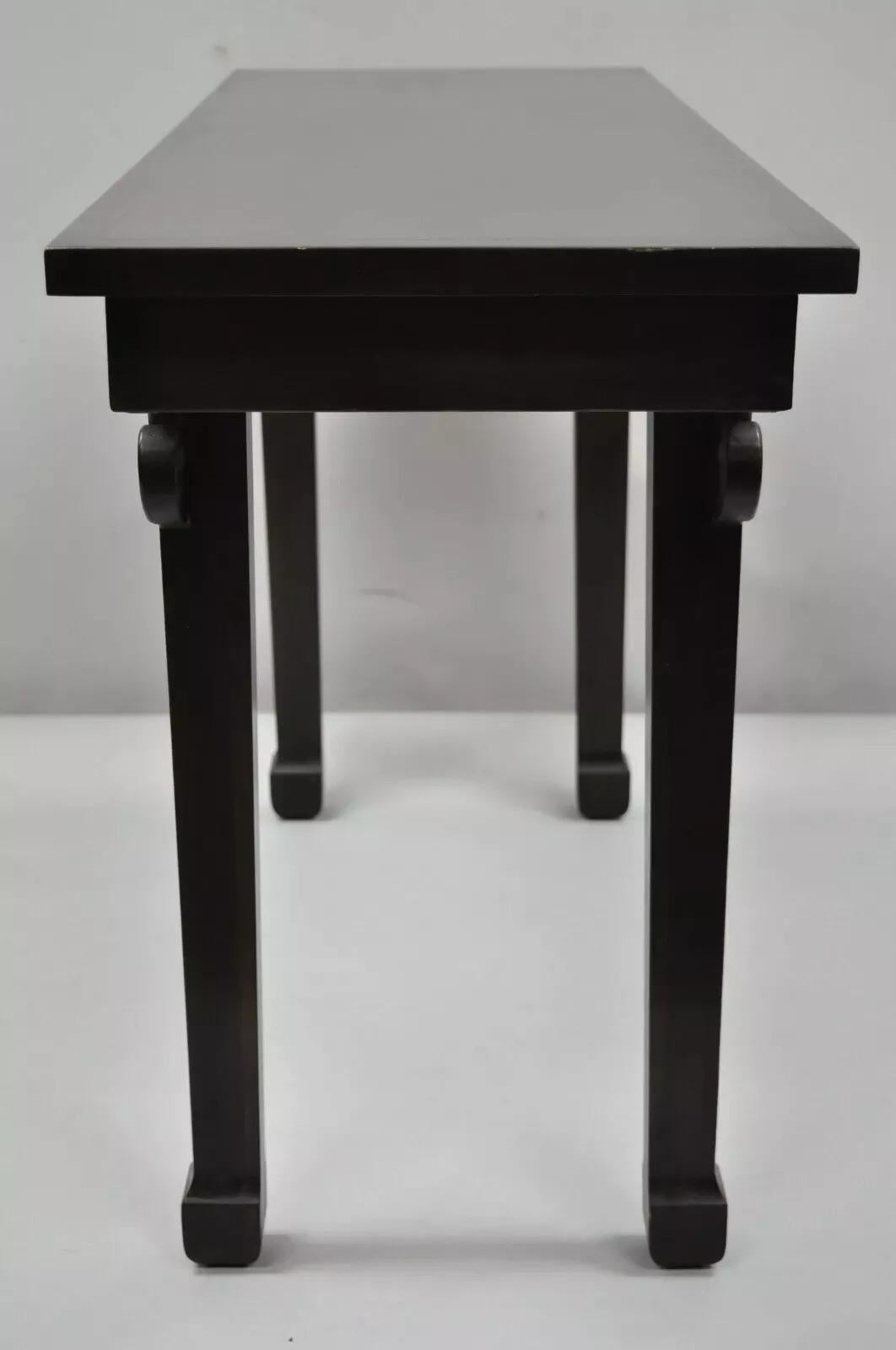 Ebonized Chinese Altar Table Hall Console James Mont Style 50