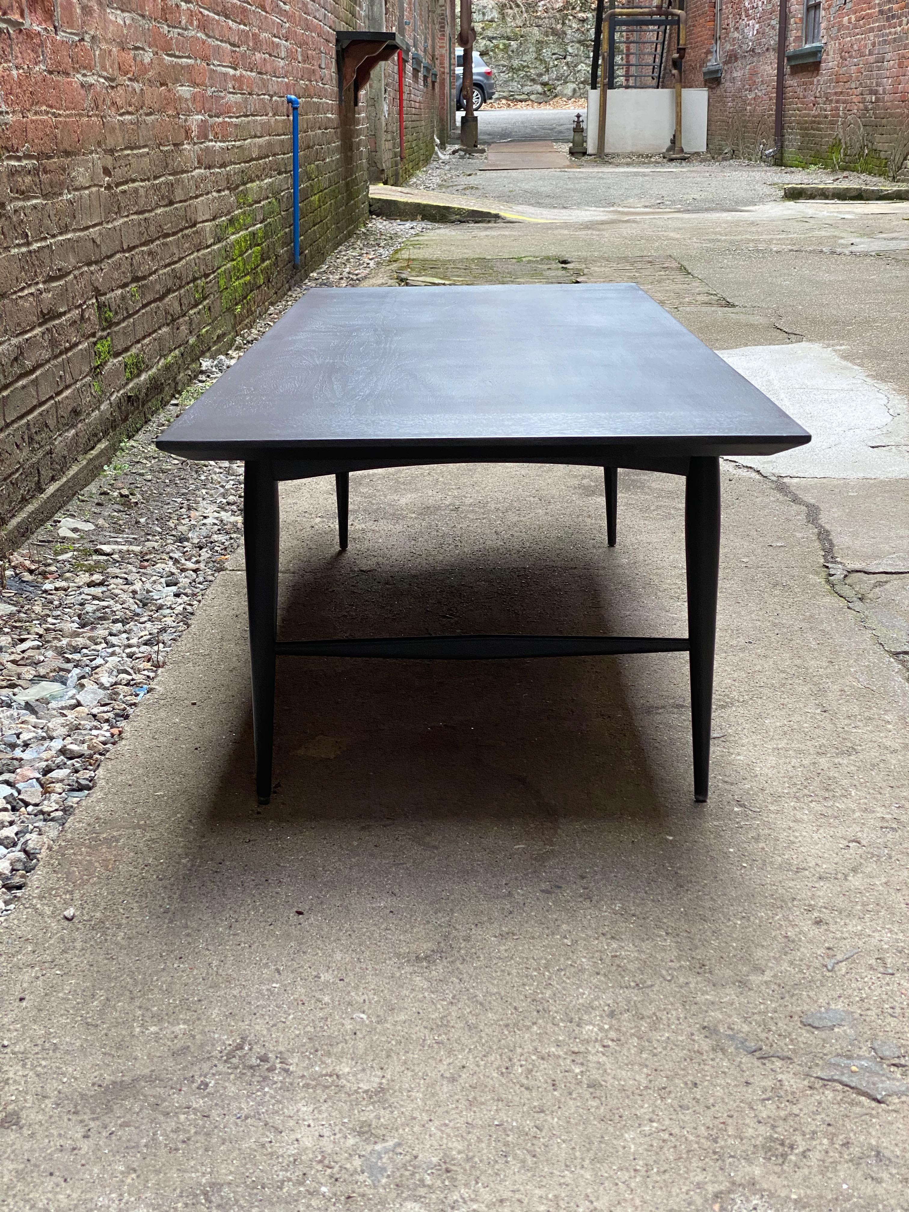 Mid-20th Century Ebonized Coffee Table in the Manner of Paul McCobb