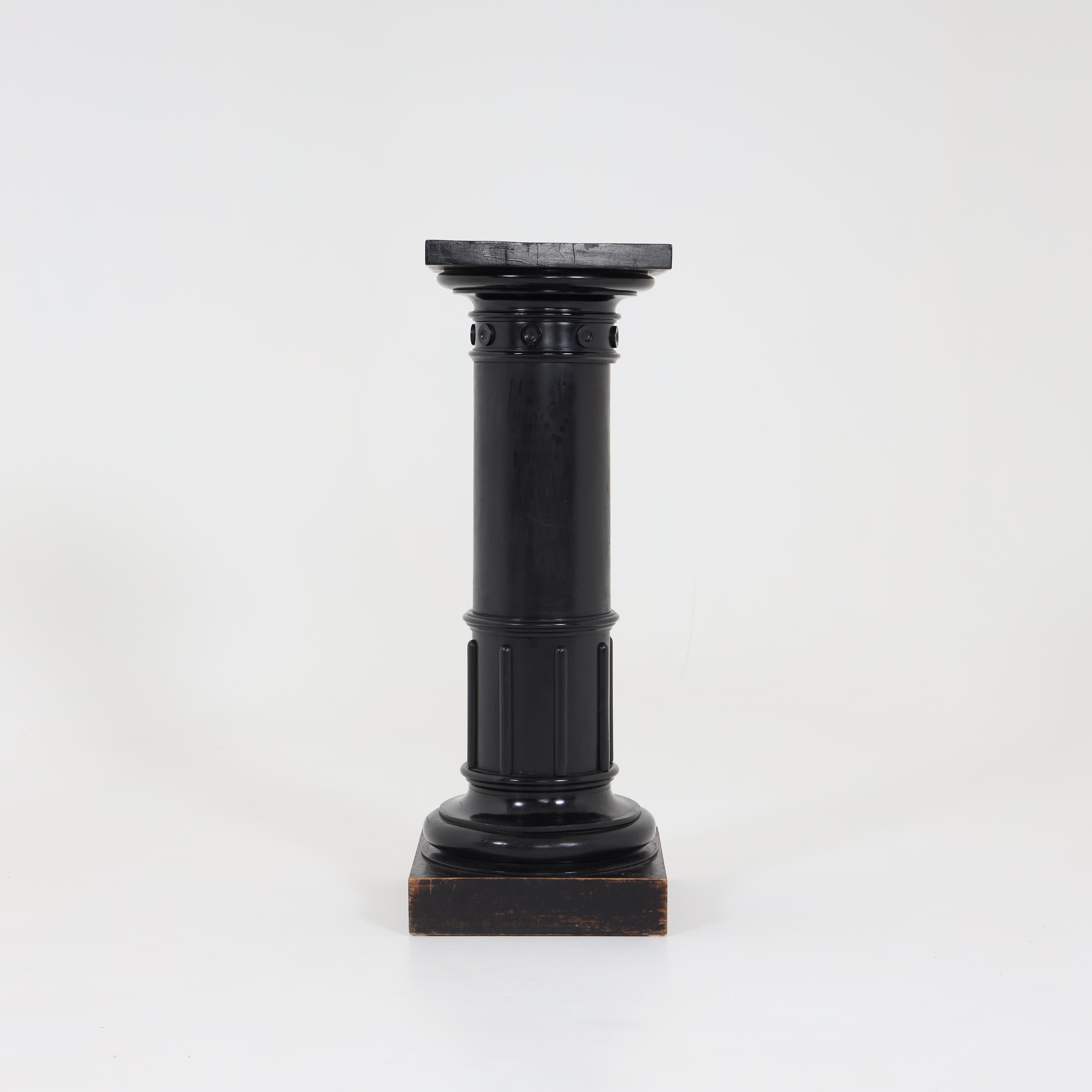 Ebonized Column, 19th Century 2