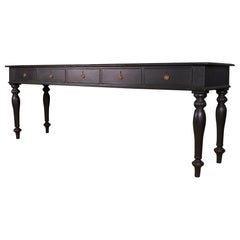 Ebonized Console Table