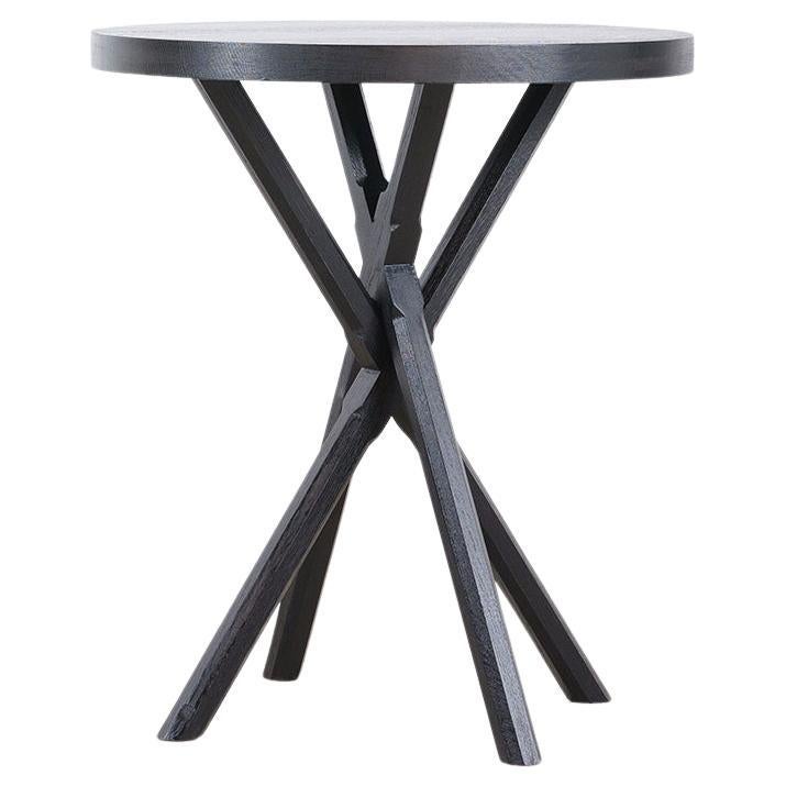 Bond Side Table - Solid ebonized oak by Lynnea Jean, In-stock