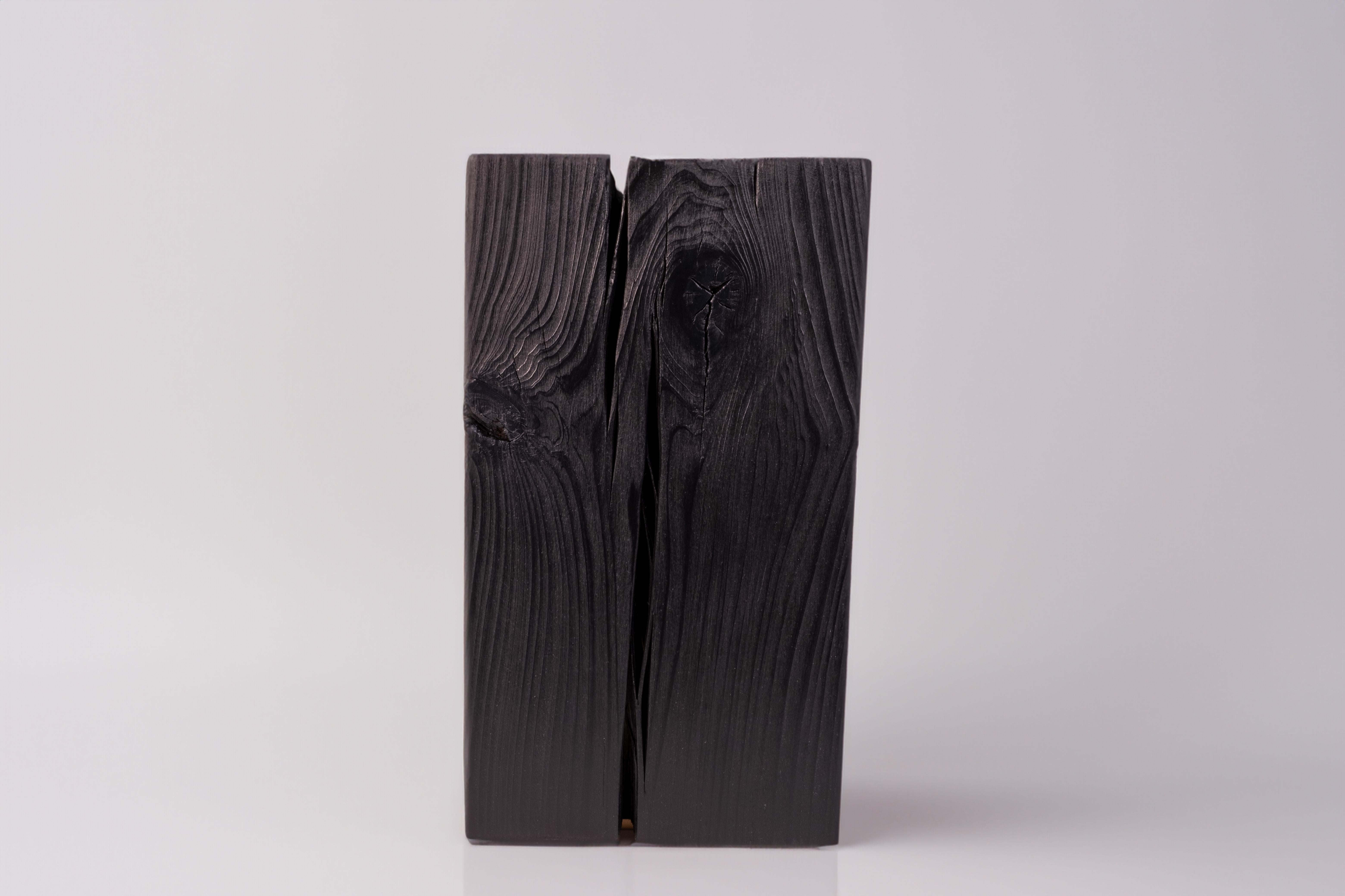 Blackened Ebonized Cypress For Sale