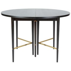 Ebonized Dining Table with Six Leaves by Paul McCobb for Calvin Furniture