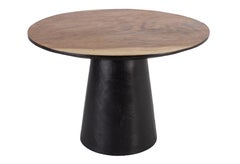 Ebonized Elm Modern End Table