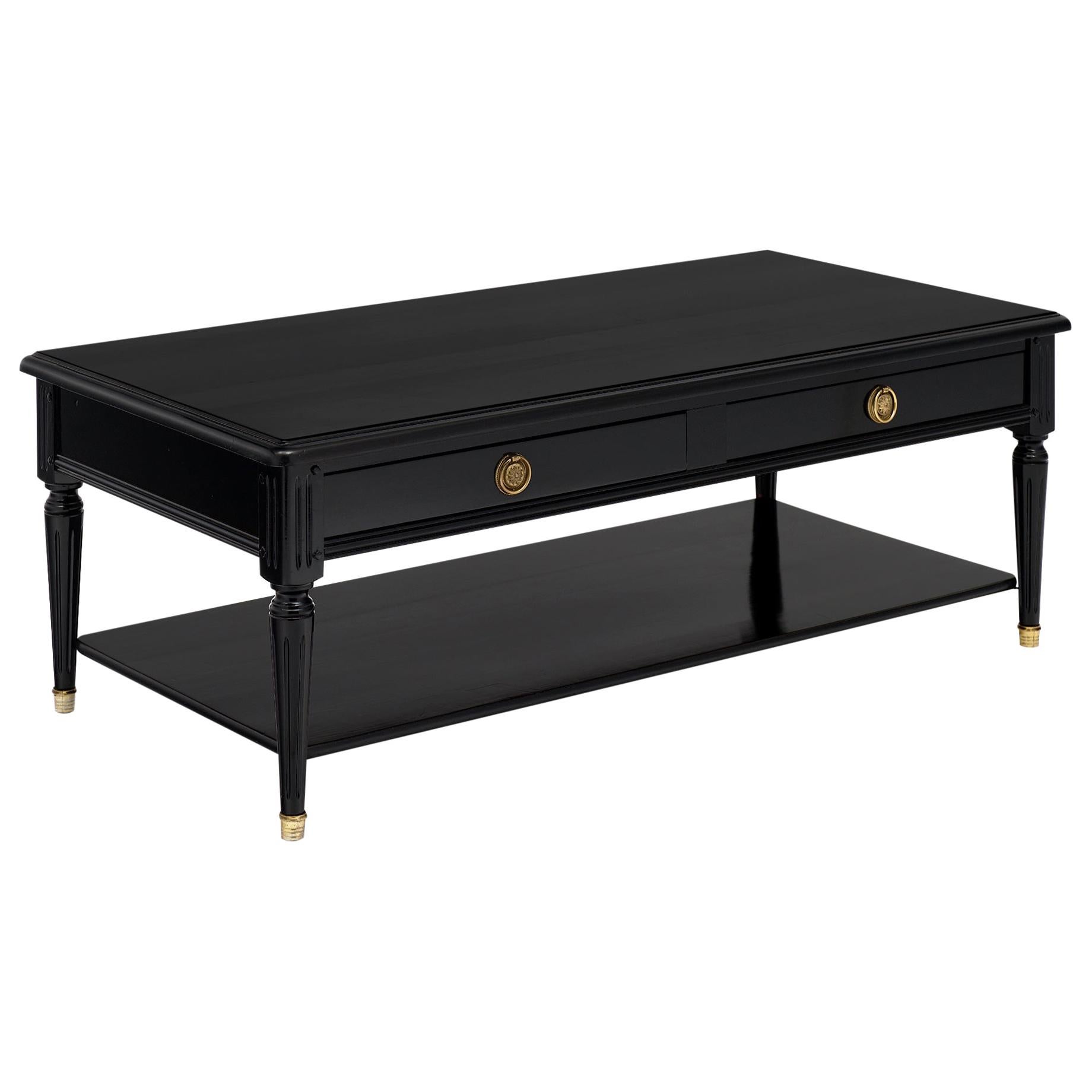 Ebonized French Vintage Coffee Table