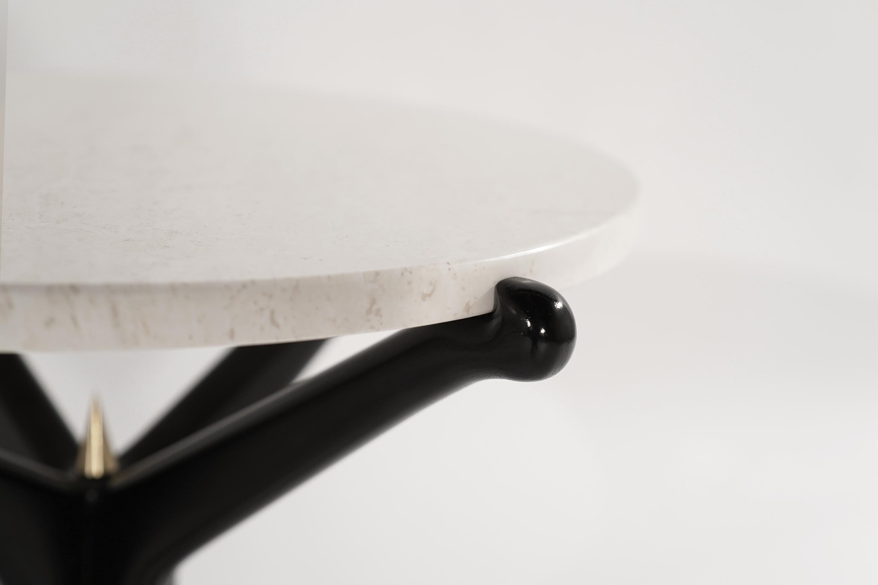 Ebonized Gazelle End Table 2