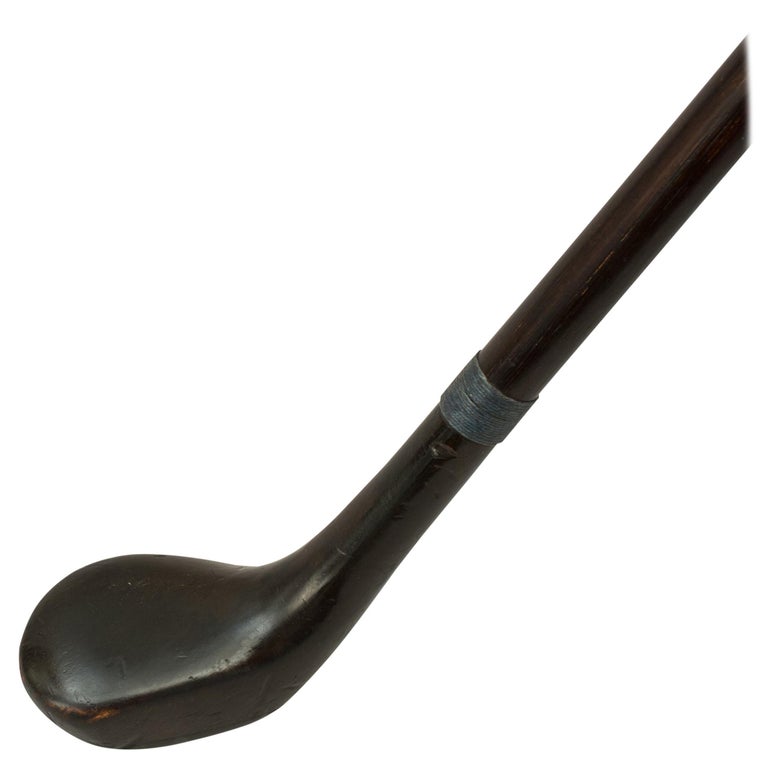 Ebonized Golf Walking Cane, Sunday Club at 1stDibs golf club walking cane