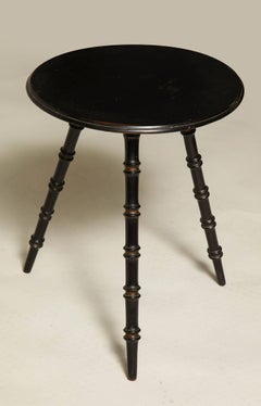 Ebonized "Gypsy" Table