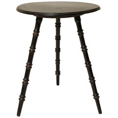 Antique Ebonized "Gypsy" Table